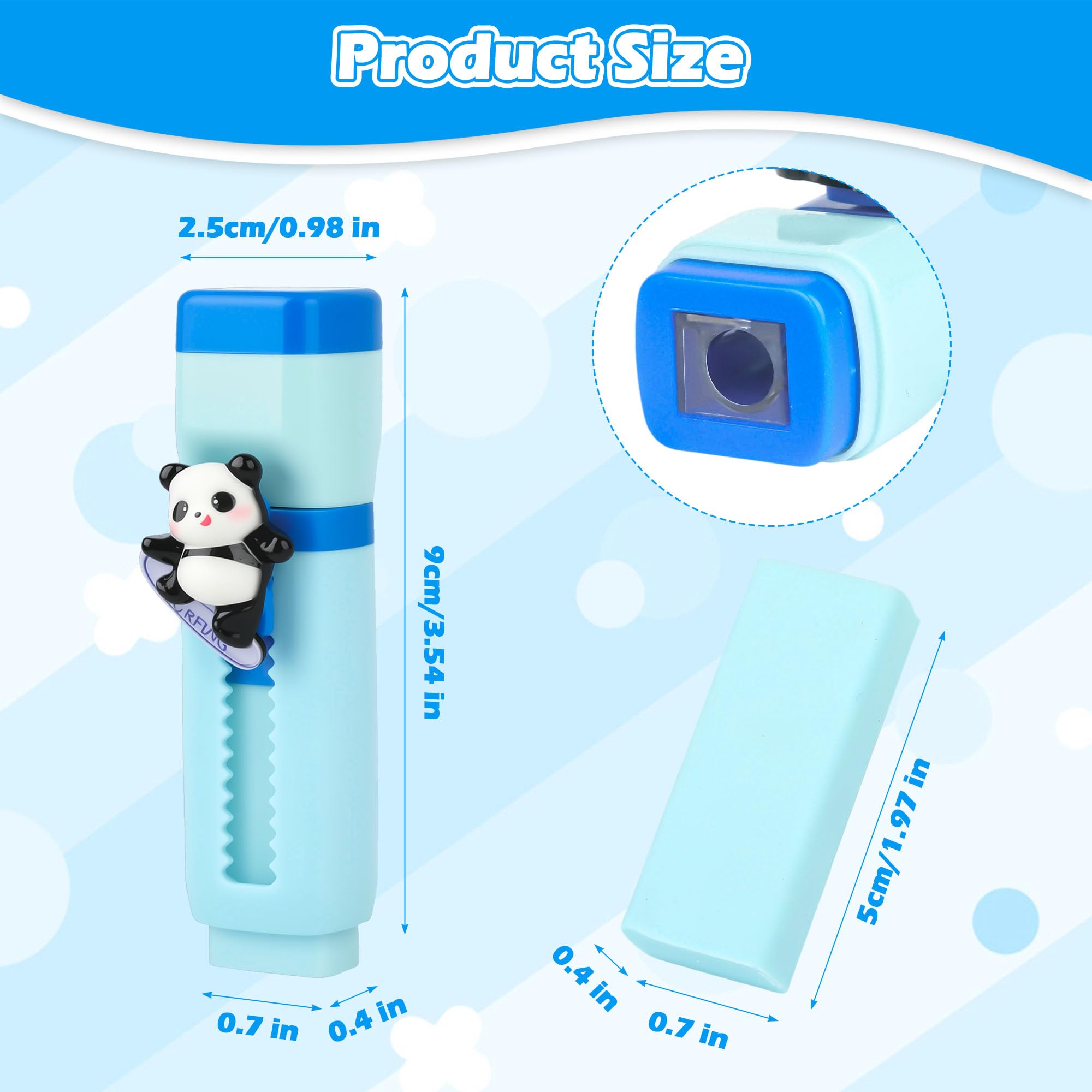 LiYiQ retractable eraser grip offers comfortable control while you write