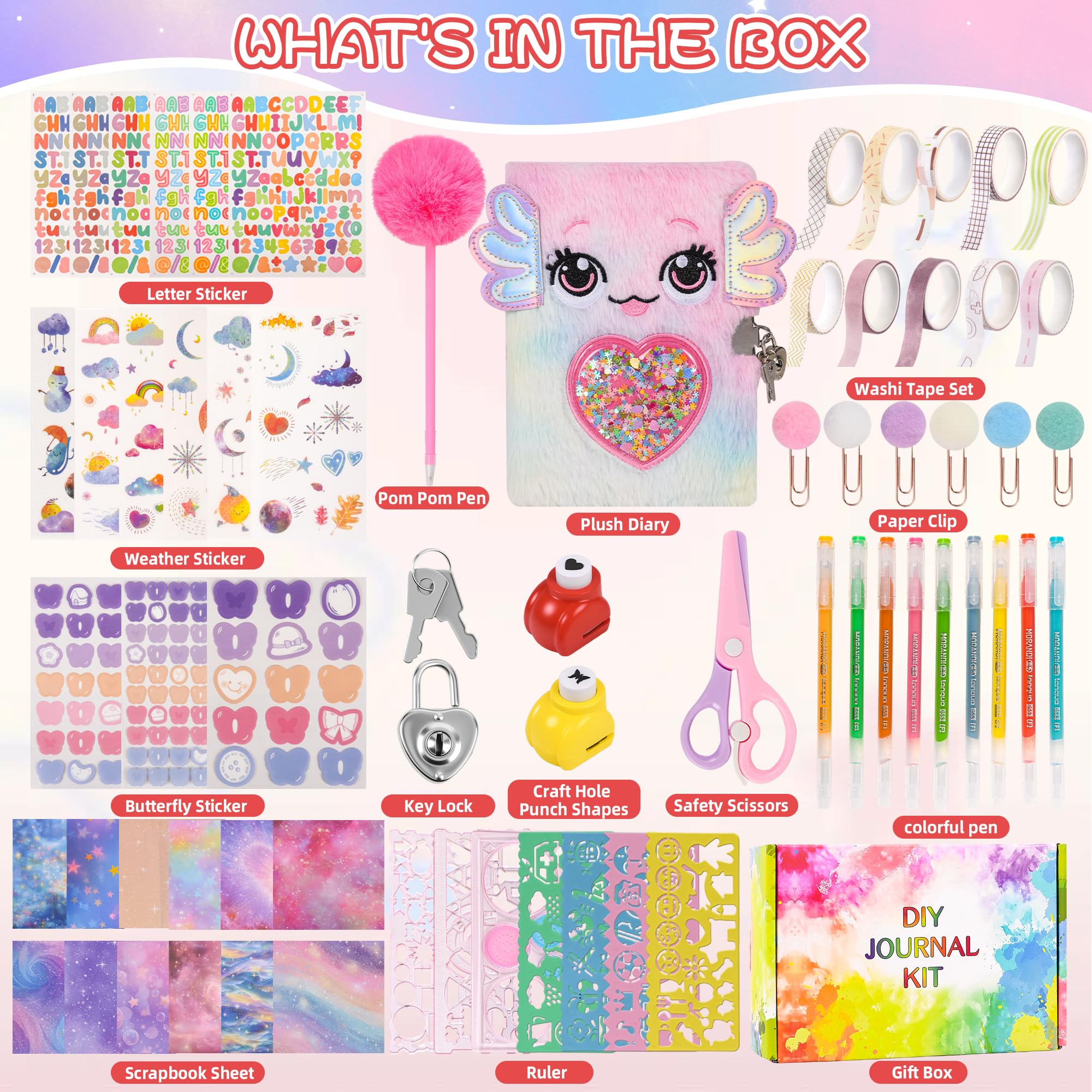 LiYiQ axolotl diary contents showcase scrapbook pages for creativity