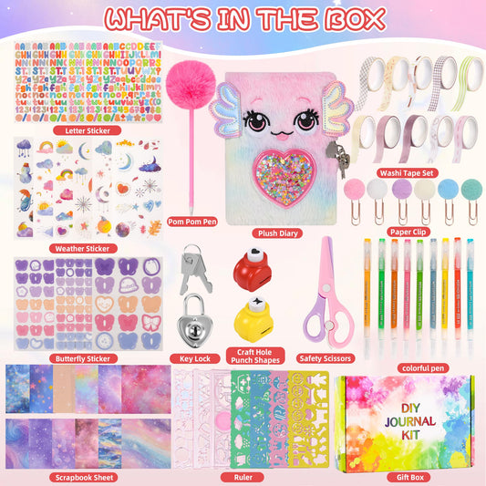 LiYiQ axolotl diary contents showcase scrapbook pages for creativity