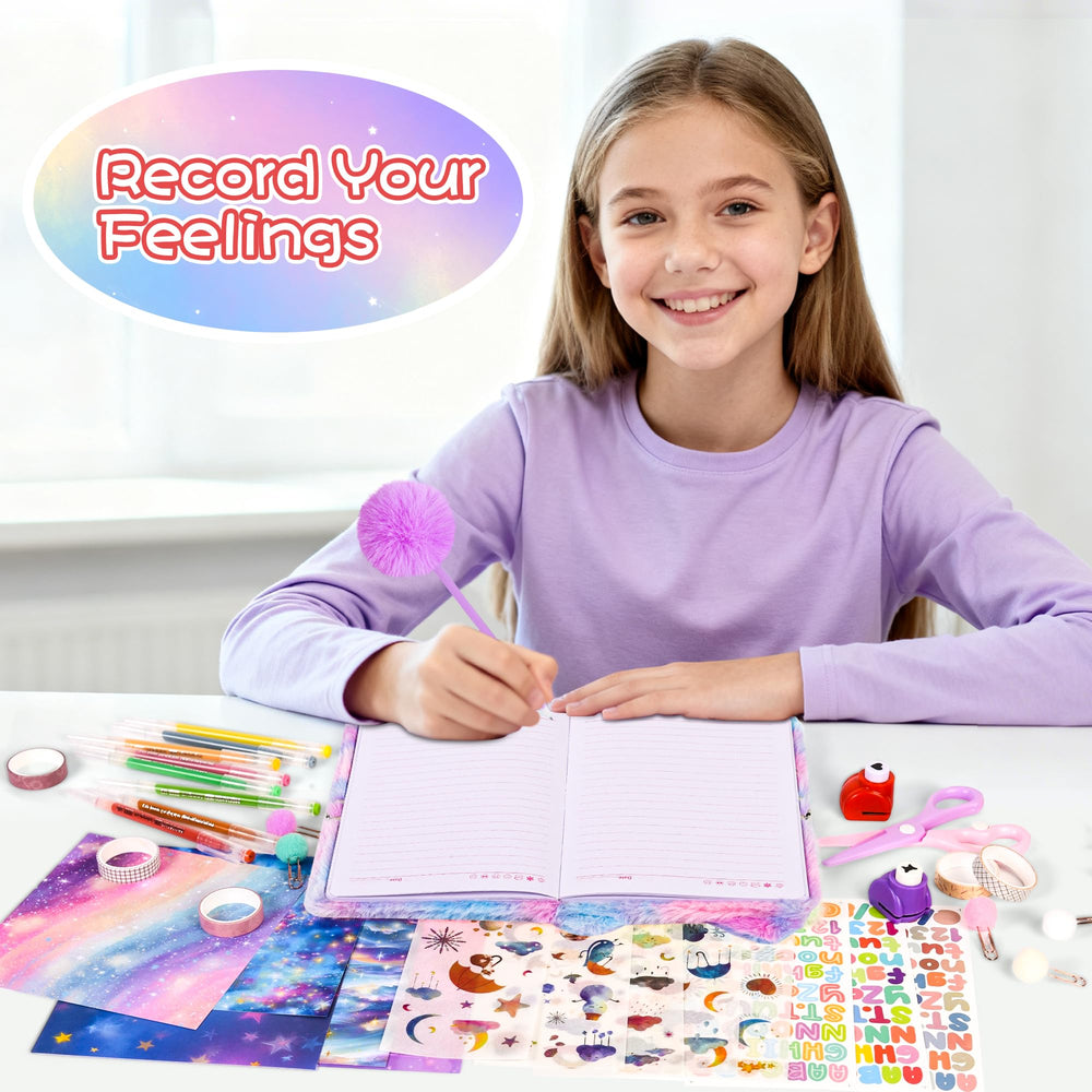 LiYiQ plush pen with soft ball top for cozy writing