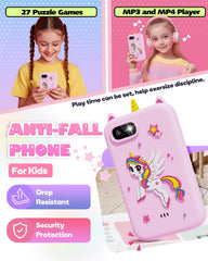 Lizzbey Unicorn lanyard helps carry the phone easily.