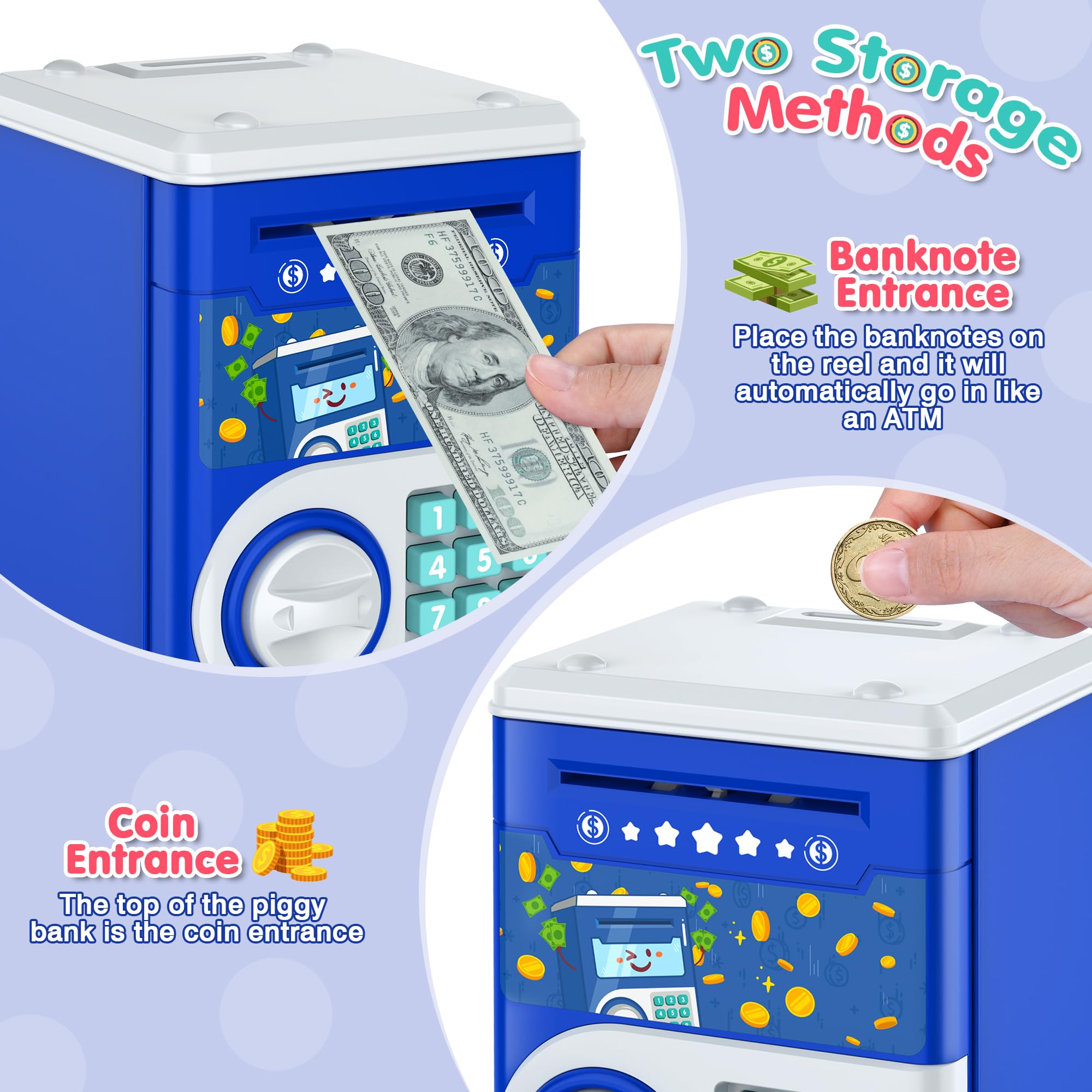 Auto grab slot in action on LJZJ piggy bank