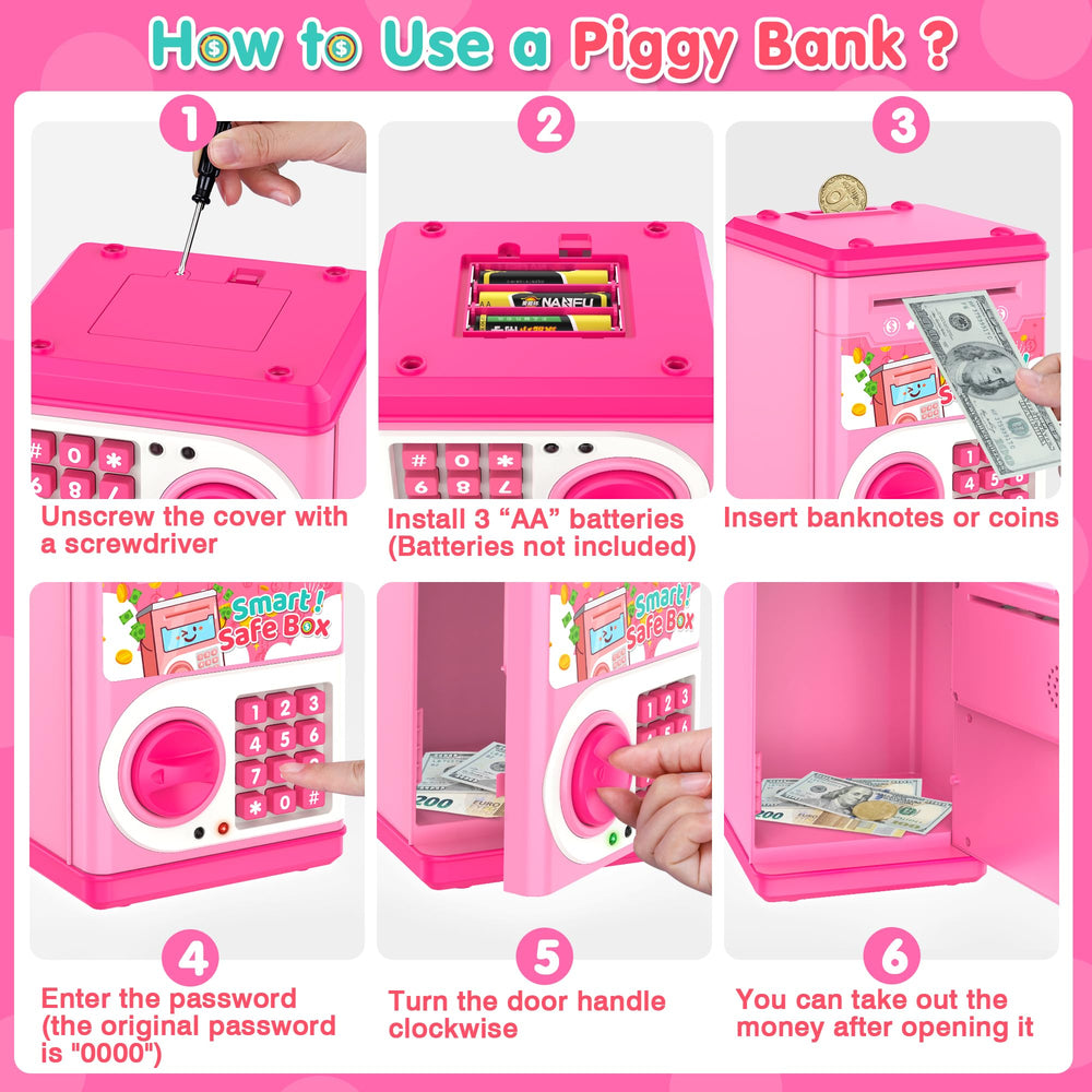 LJZJ kids savings tool helps teach budgeting and responsibility.