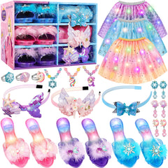 LJZJ princess dress-up packaging contents for imaginative pretend play.