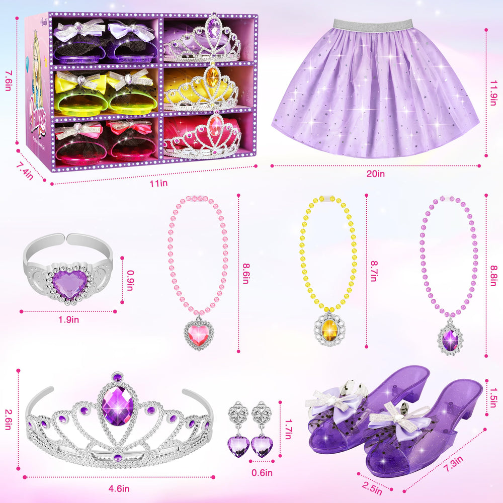 LJZJ Princess dress up in creative, imaginative playtime scenes