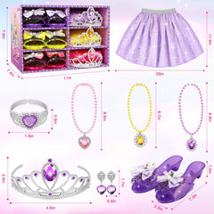 LJZJ Princess dress up in creative, imaginative playtime scenes