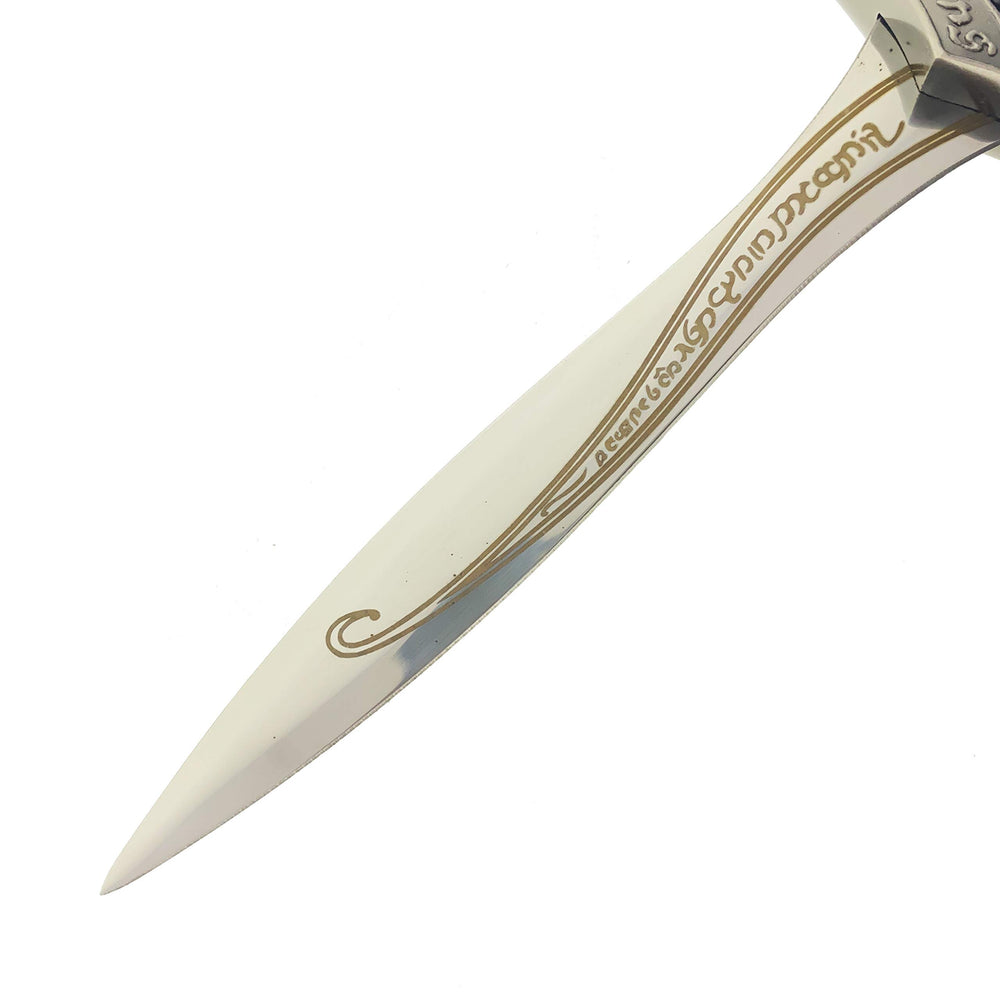 LKOQO 440 stainless dull blade, safe display prop for cosplay or display.