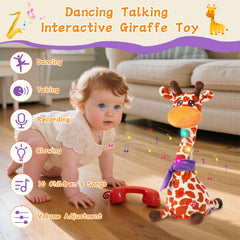 LLUKEME dancing giraffe toy dance performance with music