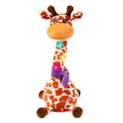 LLUKEME dancing giraffe toy front view for interactive playtime