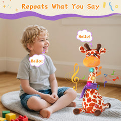 LLUKEME plush giraffe soft fabric for cuddles