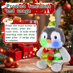 LLUKEME penguin auto-switches to dialogue after songs for simple interaction.