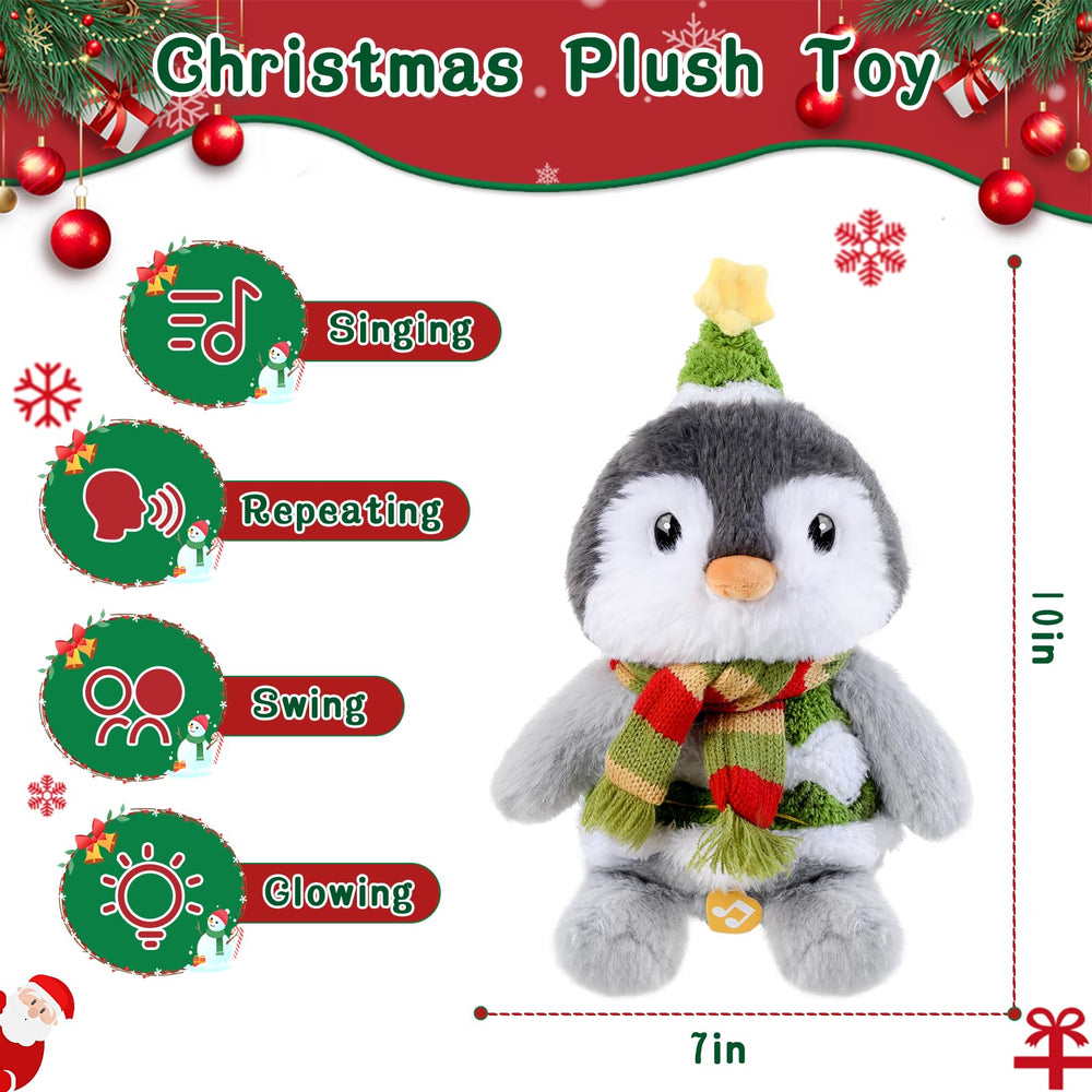 LLUKEME soft plush penguin feels gentle and kid-friendly during playtime.