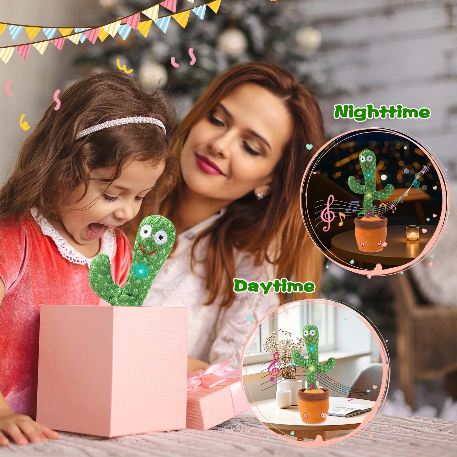 LLUKEME Cactus toy as a versatile gift for kids and families.