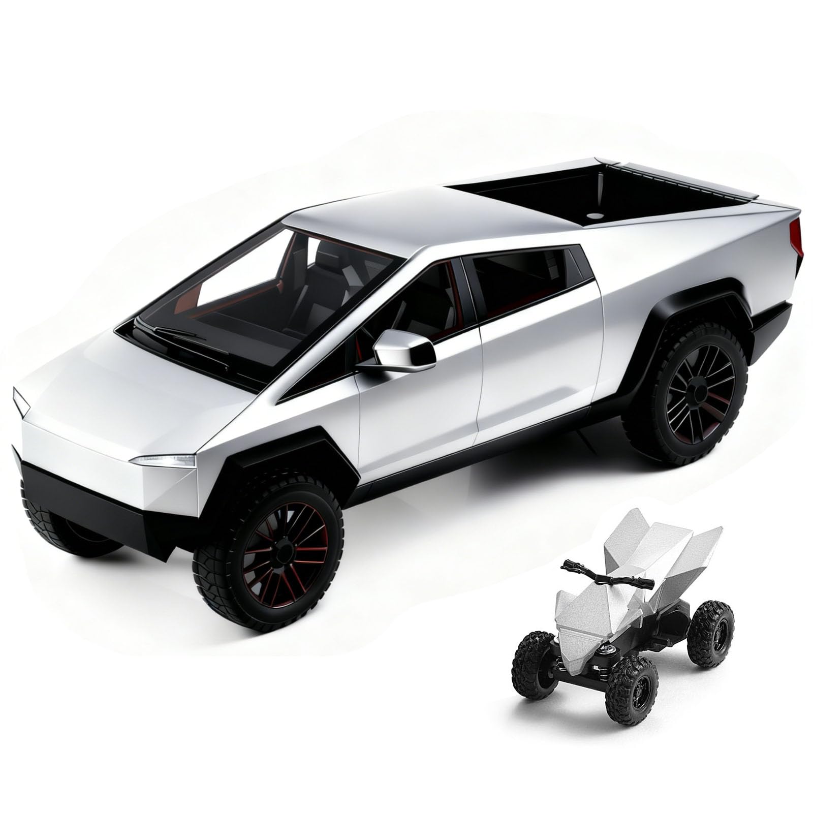 LLWEIT 1:32 scale die-cast truck with opening doors for play and display