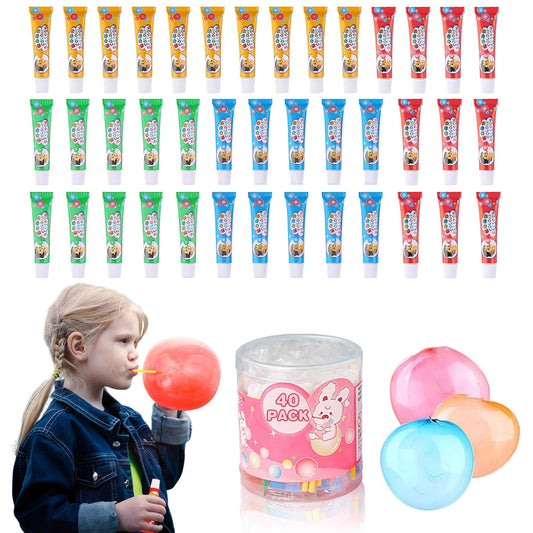 LM.XDBQ 40pcs bubbles tubes for colorful play sessions