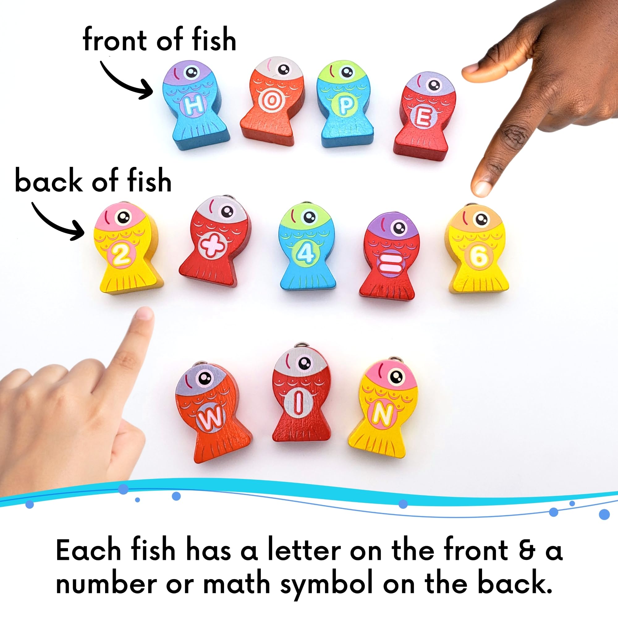 LMC Products wooden storage box keeps pieces organized between play sessions.