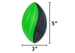LMC Products orange 5in mini football with easy grip for playtime.