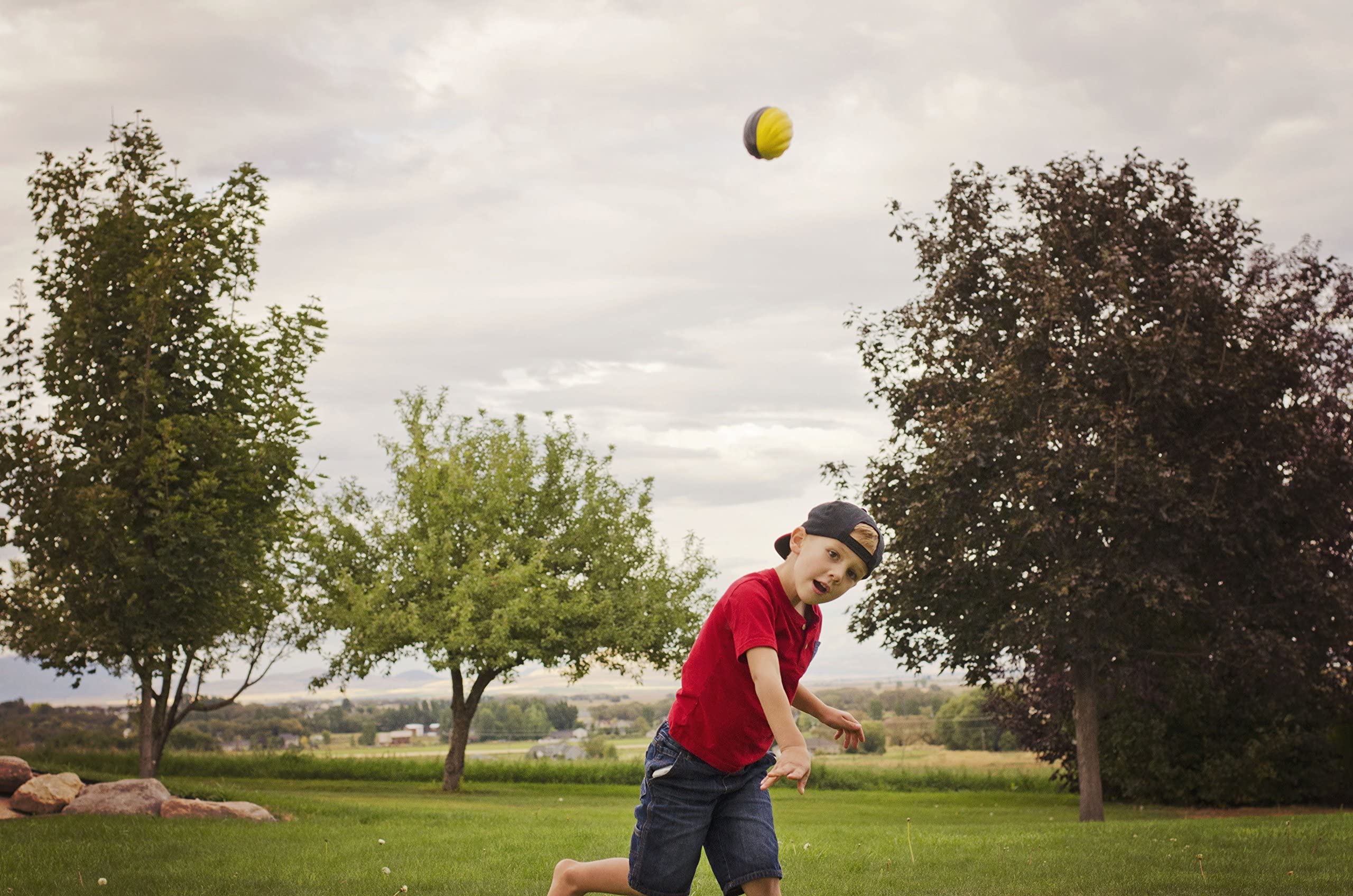LMC Products soft foam football with easy grip ideal for kids.