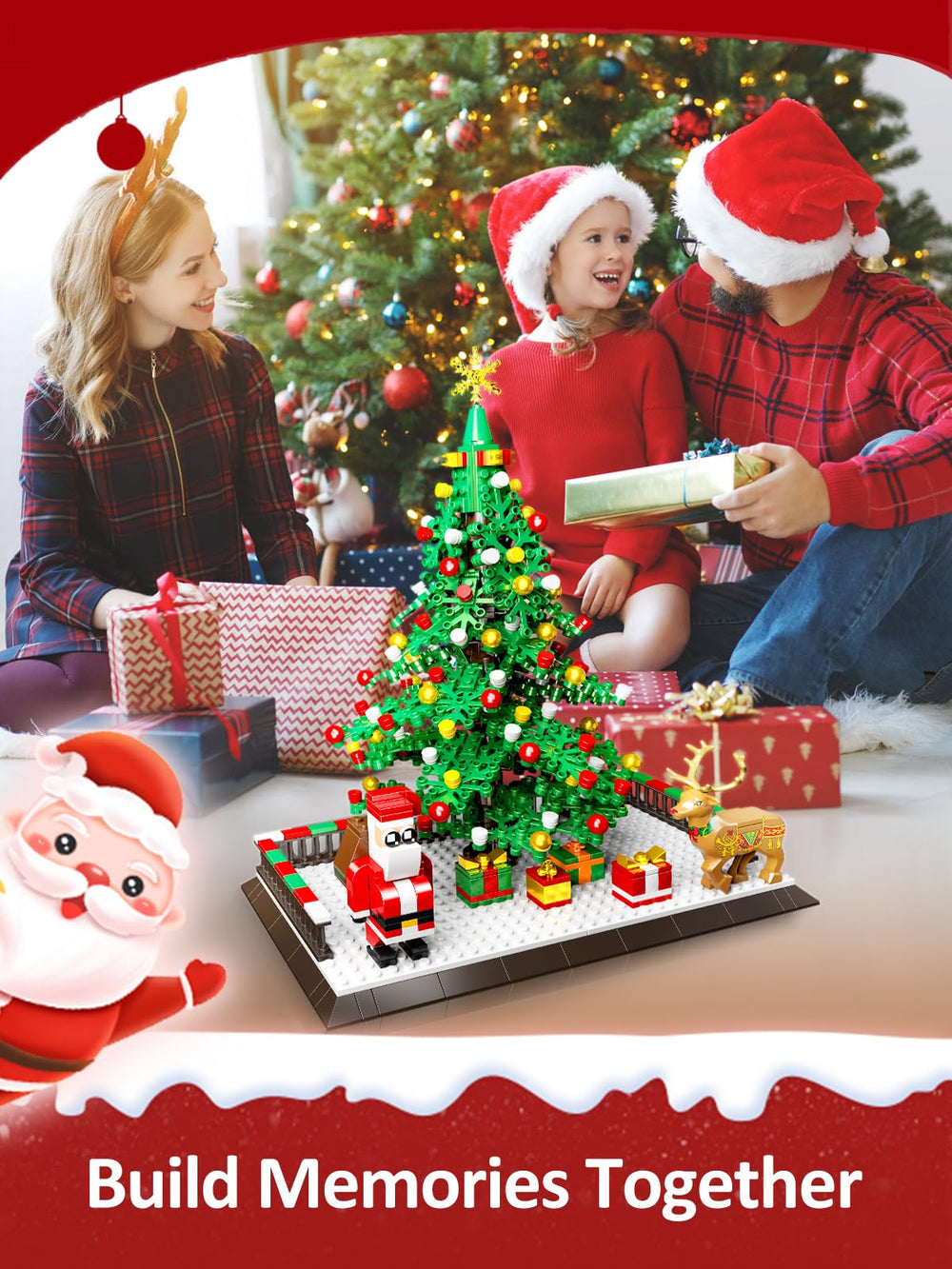 Lmrbelec Santa and Reindeer figures inviting festive imagination during play