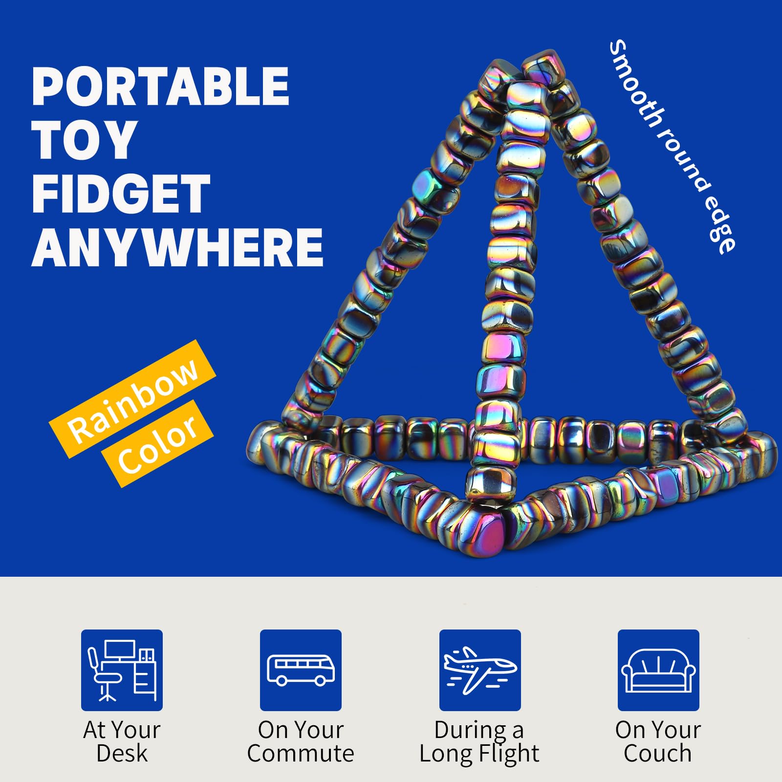 LNCOJOLM magnetic stones with fiber case included for portable play