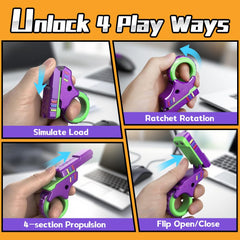 LNCOJOLM fidget chain sprocket displays bike-chain spin for sensory focus.