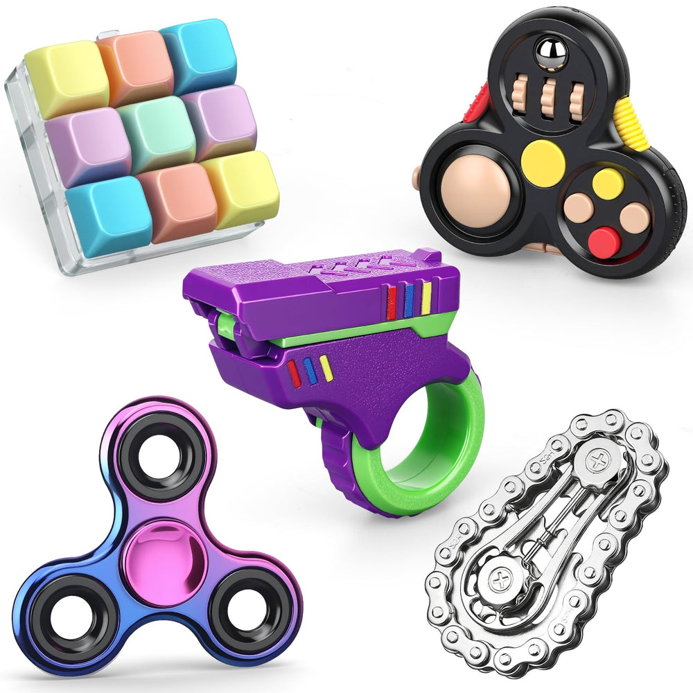 LNCOJOLM fidget slider gun top panel offering smooth tactile sliding for stress relief.