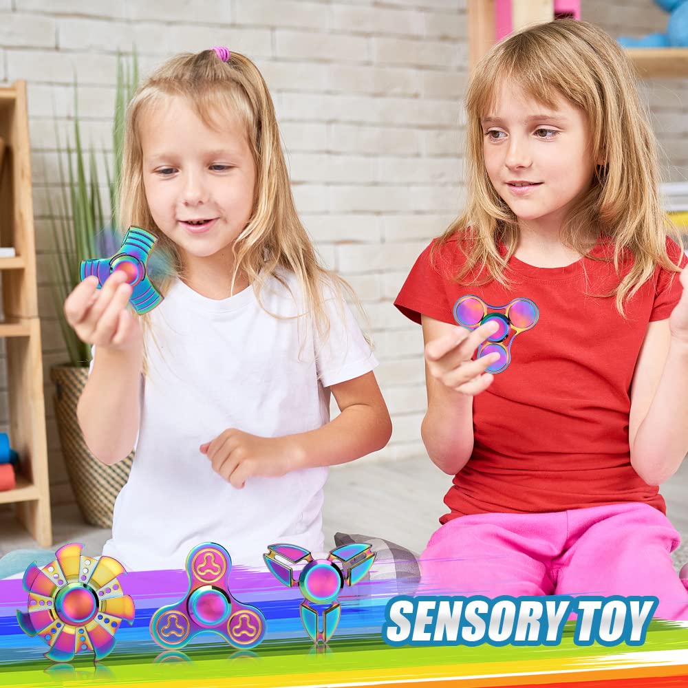 LNCOJOLM rainbow fidget spinner gift set ready for celebrations and gifting.