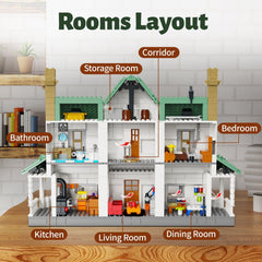 LNJFXB Hershel's Farmhouse interior kitchen highlights authentic layout perfect for display setups.