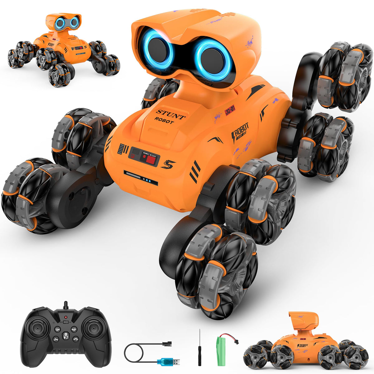 LNNKINE robot toy with 8WD drive for all-terrain fun.
