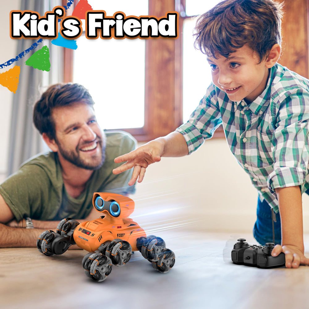 LNNKINE robot toy dancing sequence creates a mini party.