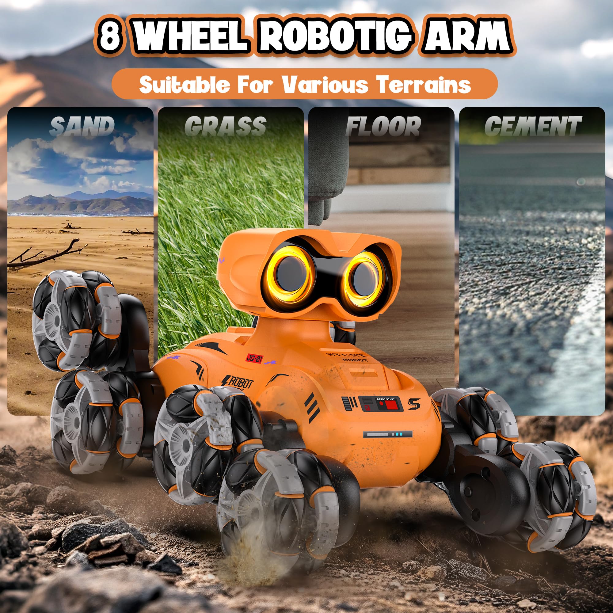 LNNKINE robot toy suitable for indoor and outdoor adventures.