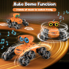 LNNKINE robot toy with LED eyes enhances expressive play.