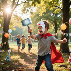 Lobcssud hammer with light and sound enhances action-packed pretend play.