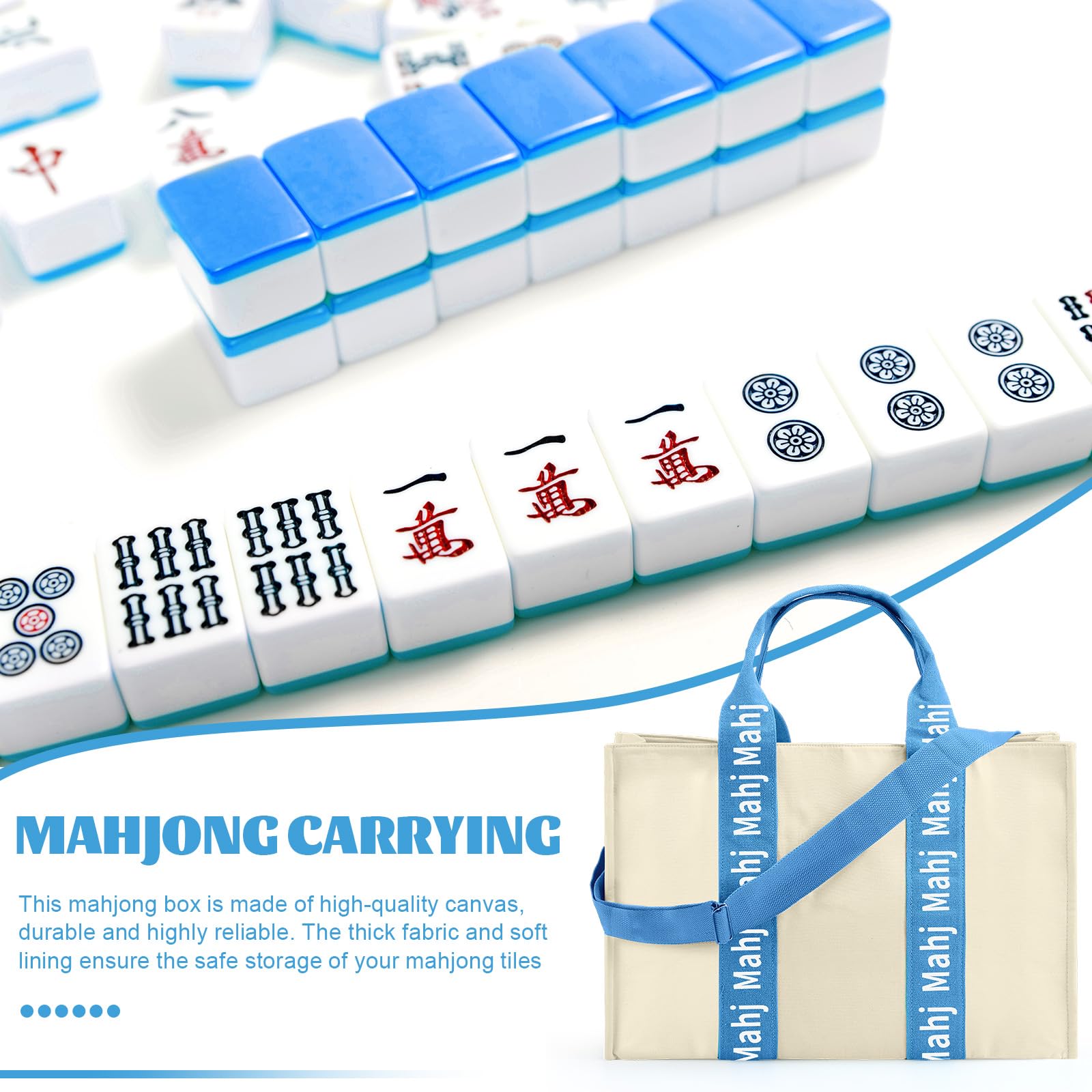 Versatile Locmeo bag suitable for mahjong and daily travel needs.