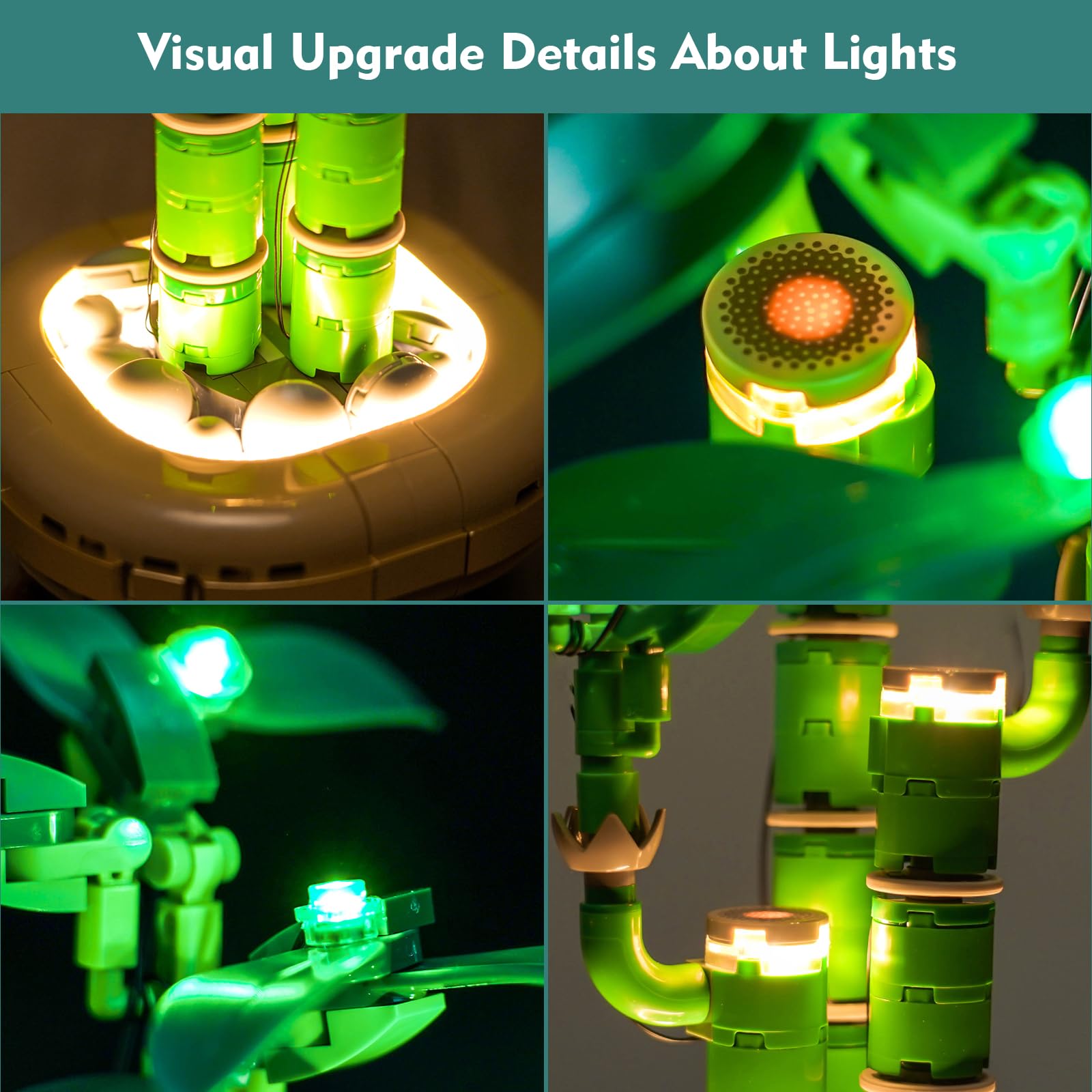 LocoLee lighting hidden inside LEGO blocks for seamless look
