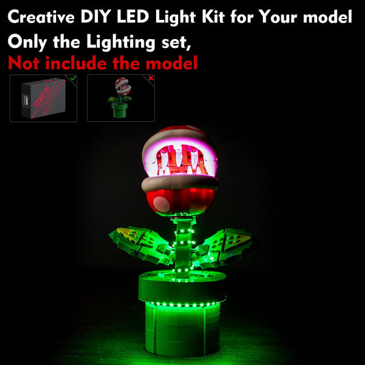 LocoLee LED light kit installation guides quick wiring for Piranha Plant 71426