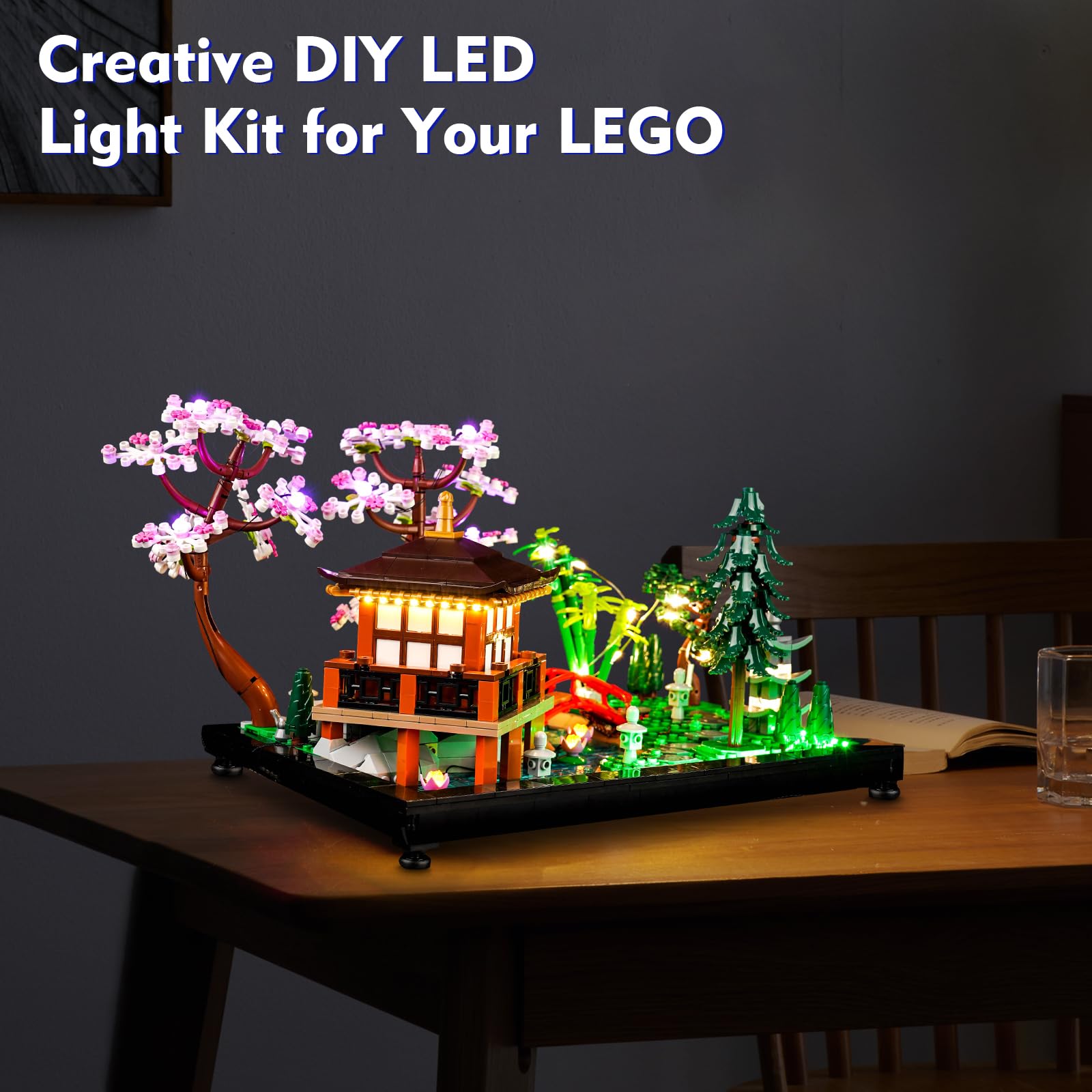 LocoLee lighting helps transform LEGO 10315 display into a lively night scene
