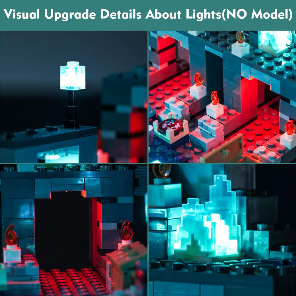 LocoLee Light Kit lit display, best for shelf or desk setups