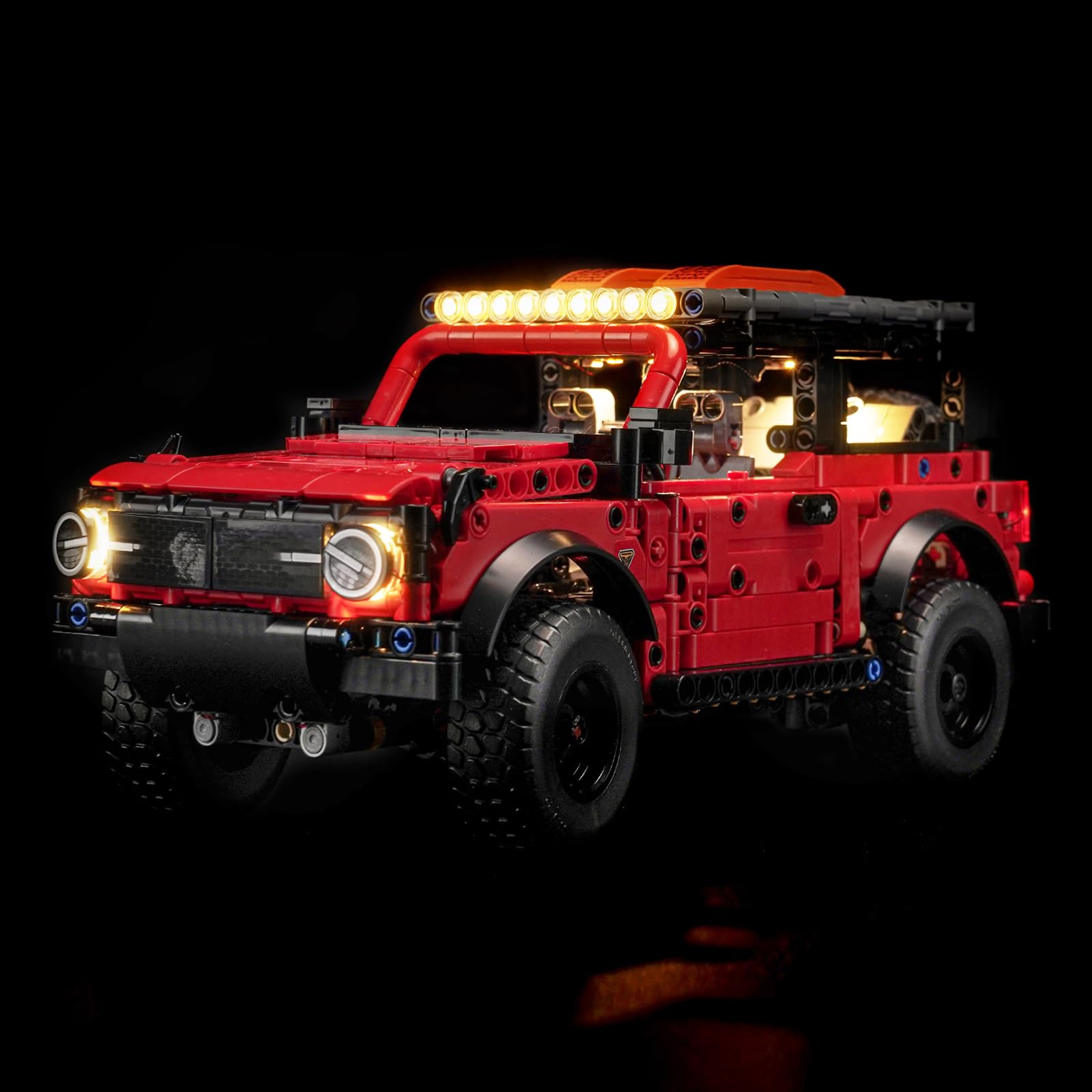 LocoLee light kit for Ford Bronco 42213—overview with bright display.