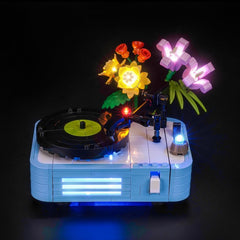 LocoLee light kit for LEGO 31172 front view with subtle glow for display