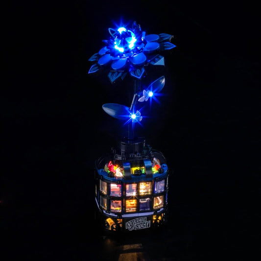 LocoLee light kit for LEGO Wednesday 76784 Dahlia with hidden wiring for a clean display