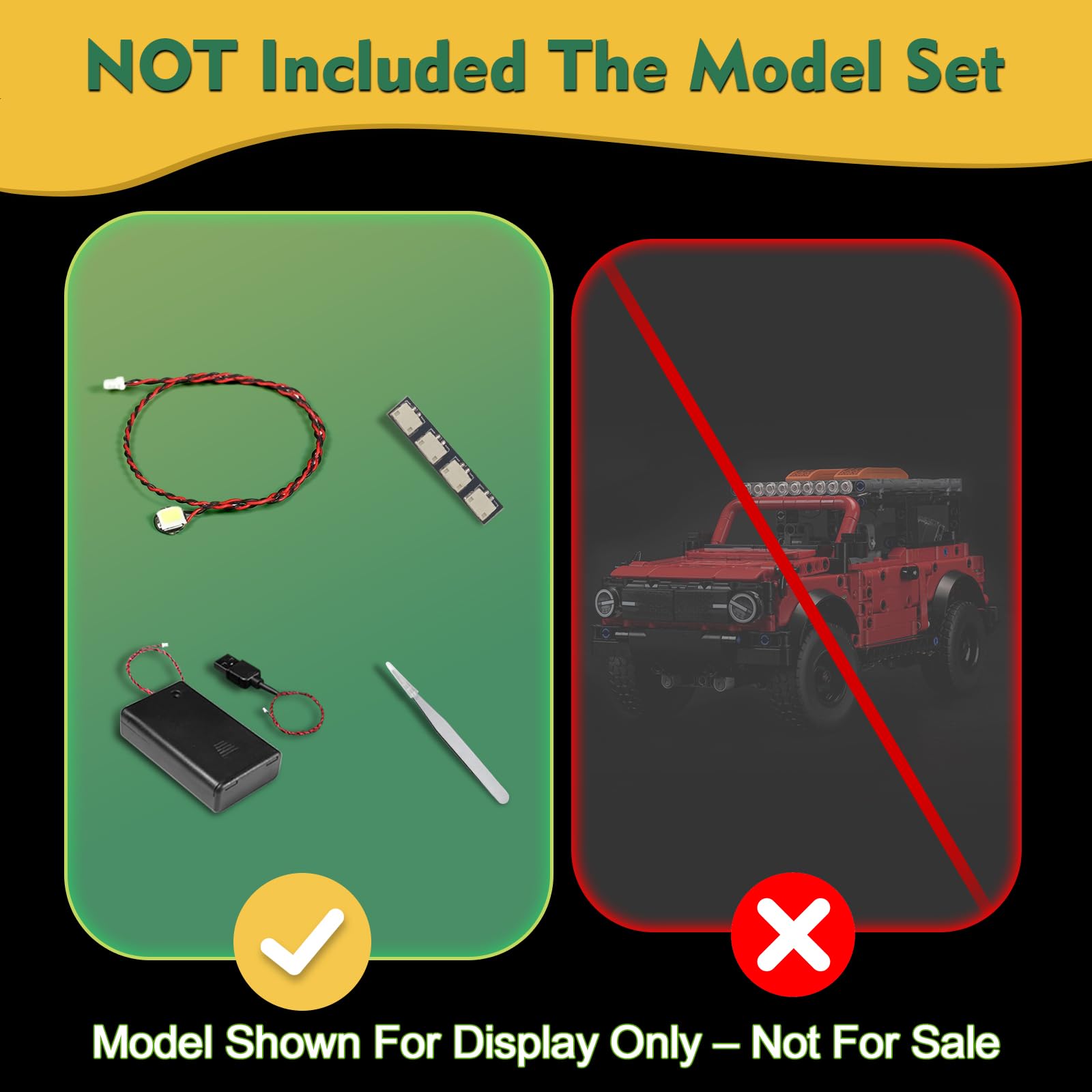 LocoLee LED kit USB power connection for Ford Bronco 42213—easy, brighter lighting.