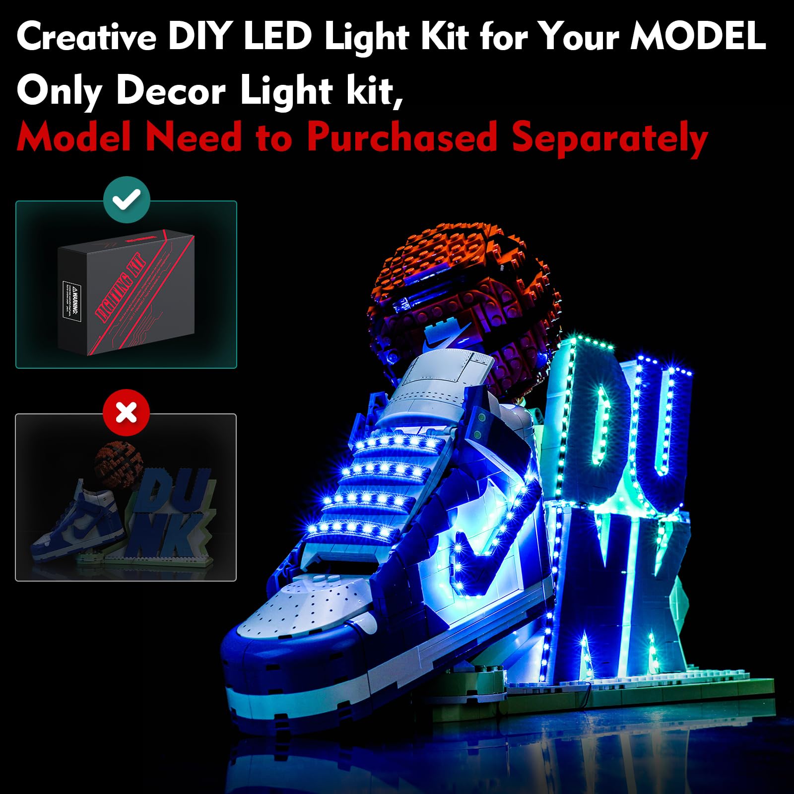 LocoLee USB-powered lighting demonstrates bright, even illumination.