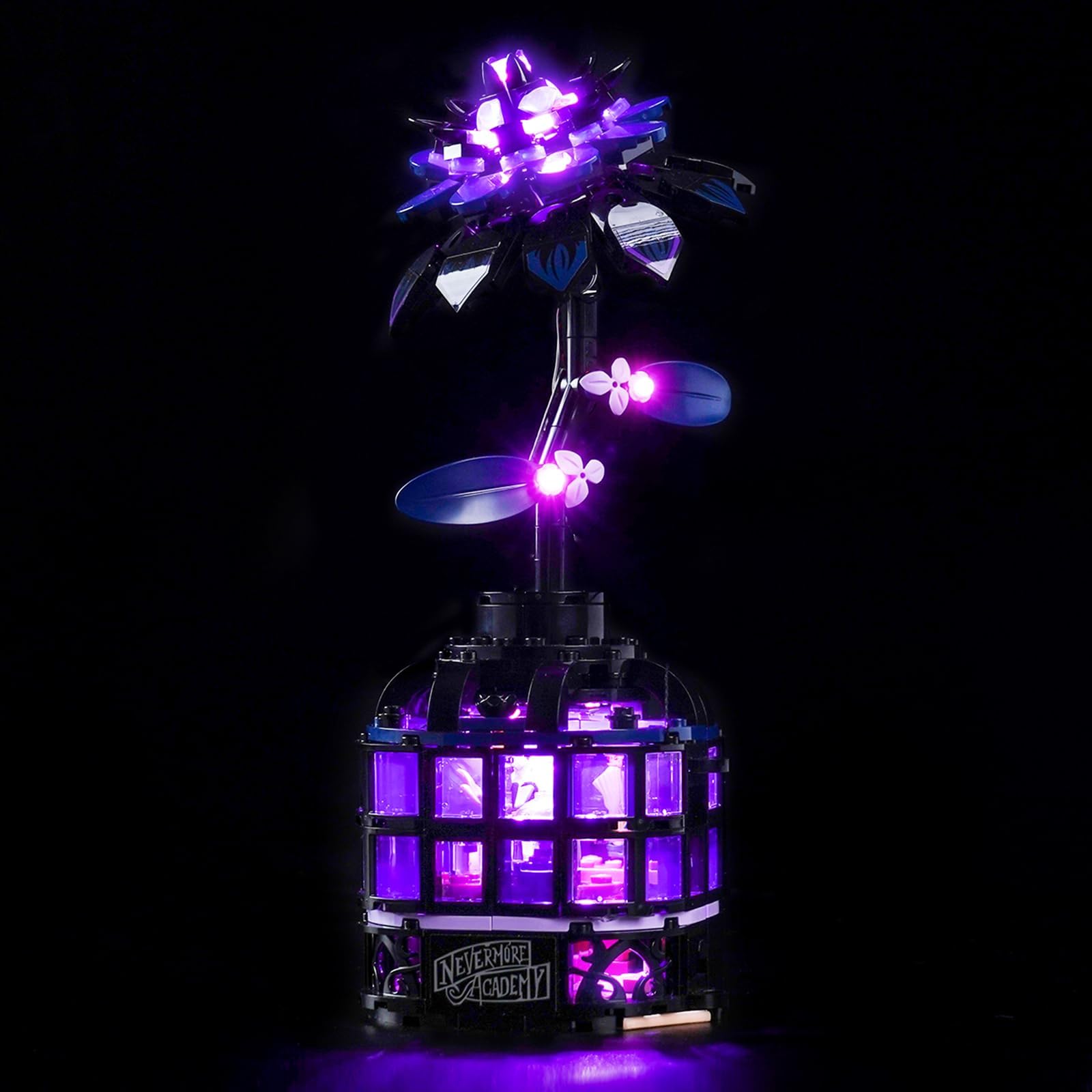 LocoLee purple light kit offers a customizable ambiance for Lego collections