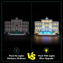 LocoLee Trevi Fountain 21062 compatibility showcased in the product visuals.