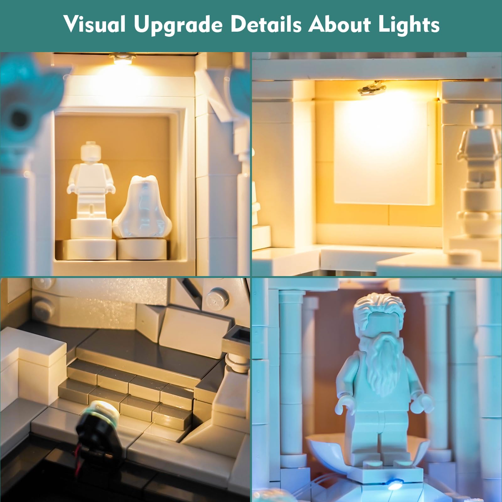 LocoLee USB-powered lights offer brighter effect when powered by USB.