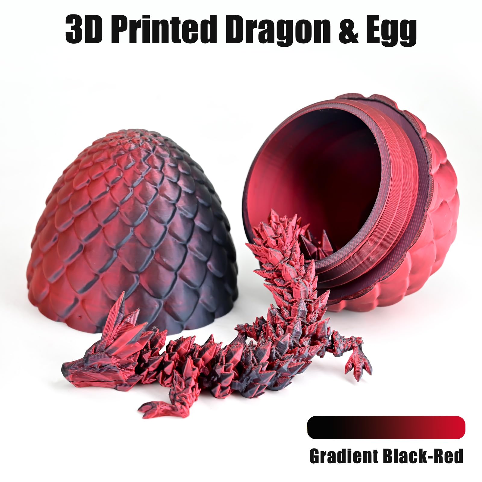 LOCYFENS articulated dragon inside allows flexible posing for dynamic tabletop setups