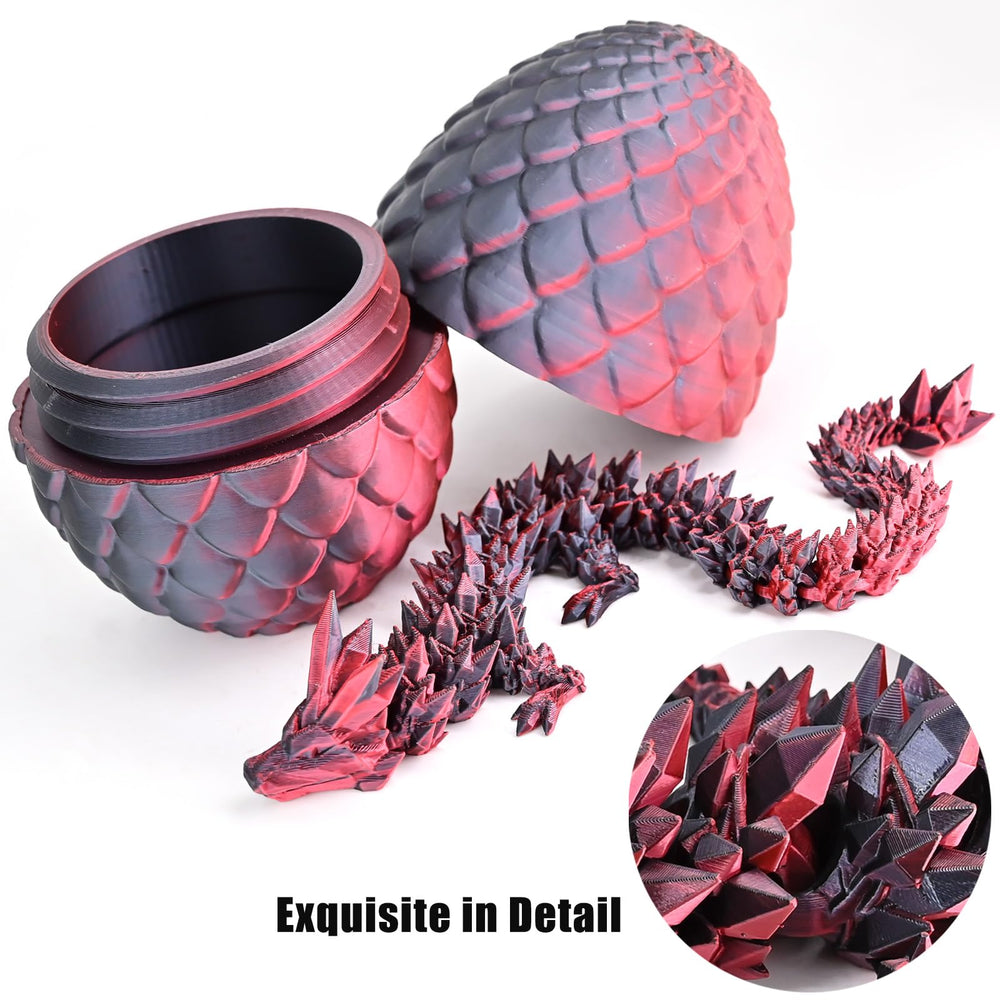 LOCYFENS dragon egg threaded opening for easy access and display swaps