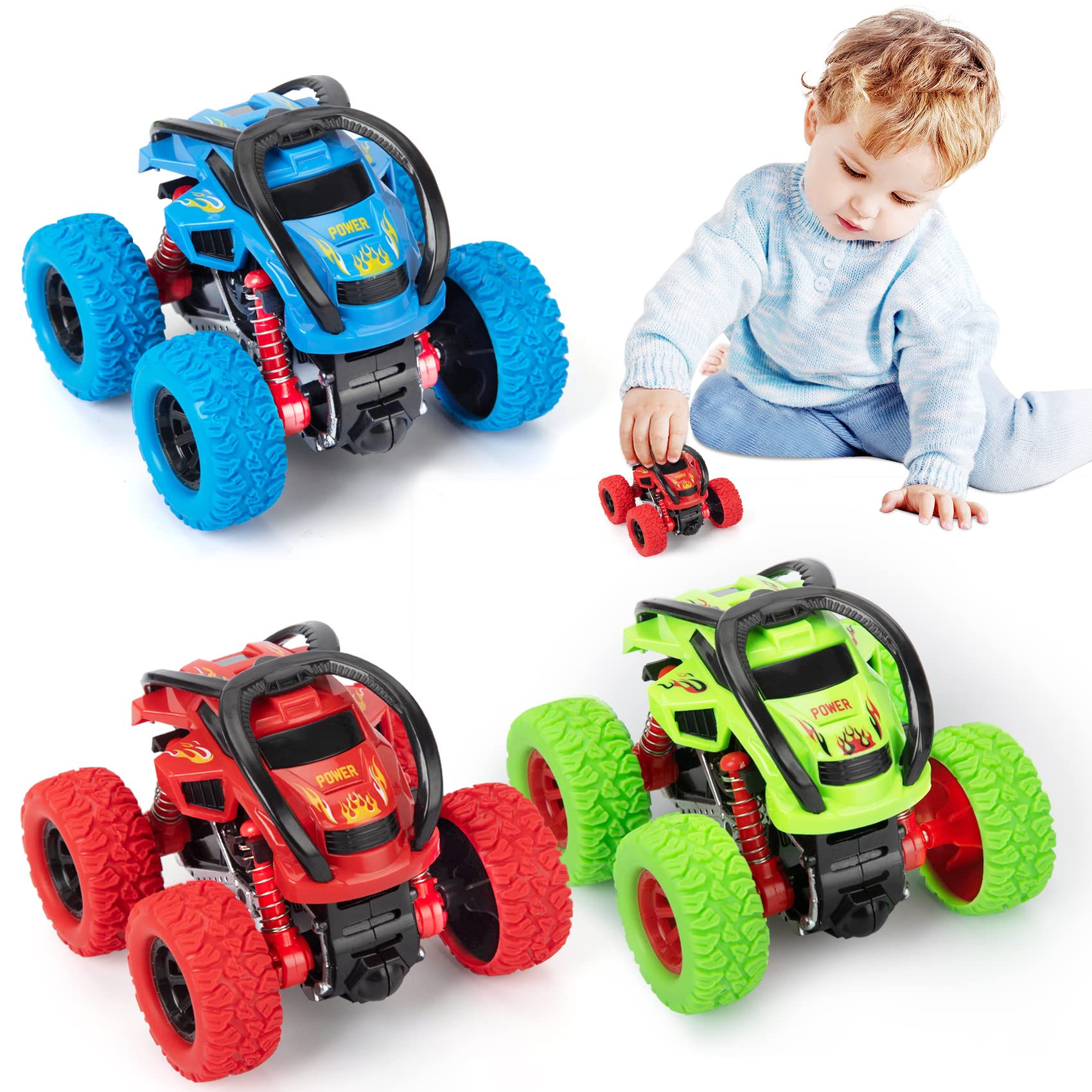 LODBY Monster Trucks ready as a gift for kids.