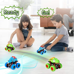lodby horned dragon dinosaur-truck with bold colors for pretend adventures